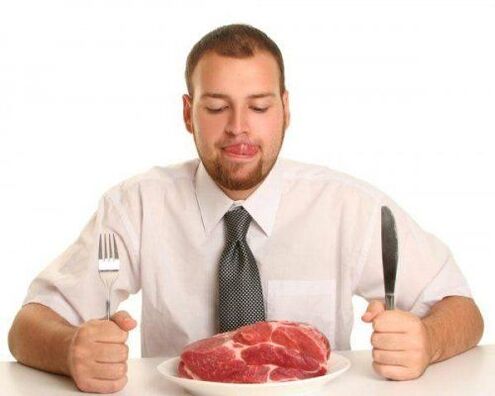 месото позитивно влијае на потенцијата